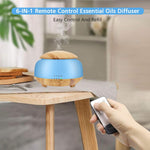 Daroma aromatherapy humidifier showing 7 color LED mood lights