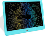 FLUESTON LCD Writing Tablet, Doodle Board Gifts for 3-8 Year Old Girls Boys, 10 Inch Colorful Electronic Board Drawing Pad for Toddlers, Christmas Birthday Gifts for KidsErase Lock Writing Board - Image 13