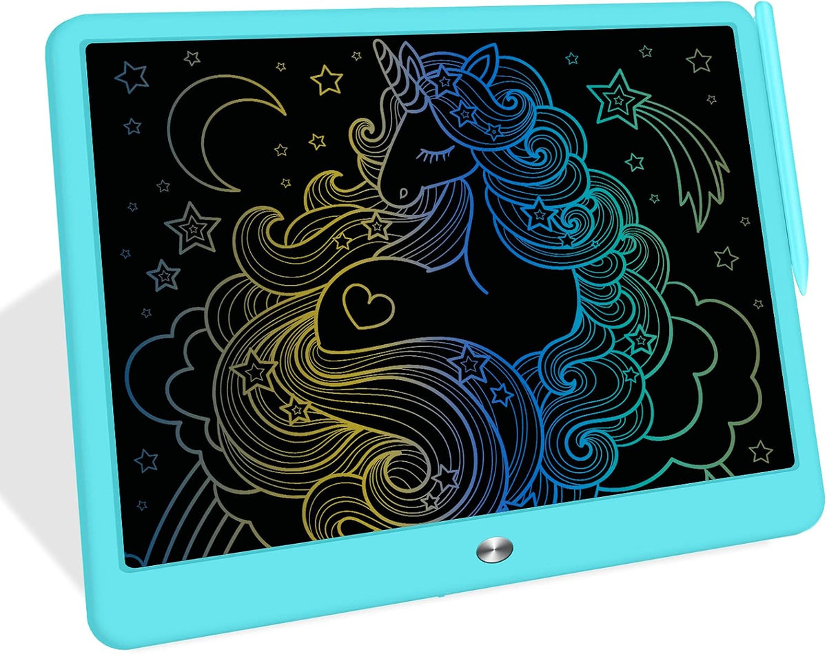 FLUESTON LCD Writing Tablet, Doodle Board Gifts for 3-8 Year Old Girls Boys, 10 Inch Colorful Electronic Board Drawing Pad for Toddlers, Christmas Birthday Gifts for KidsErase Lock Writing Board - Image 13