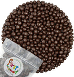 Smarty Stop dark chocolate covered espresso coffee beans front packaging view