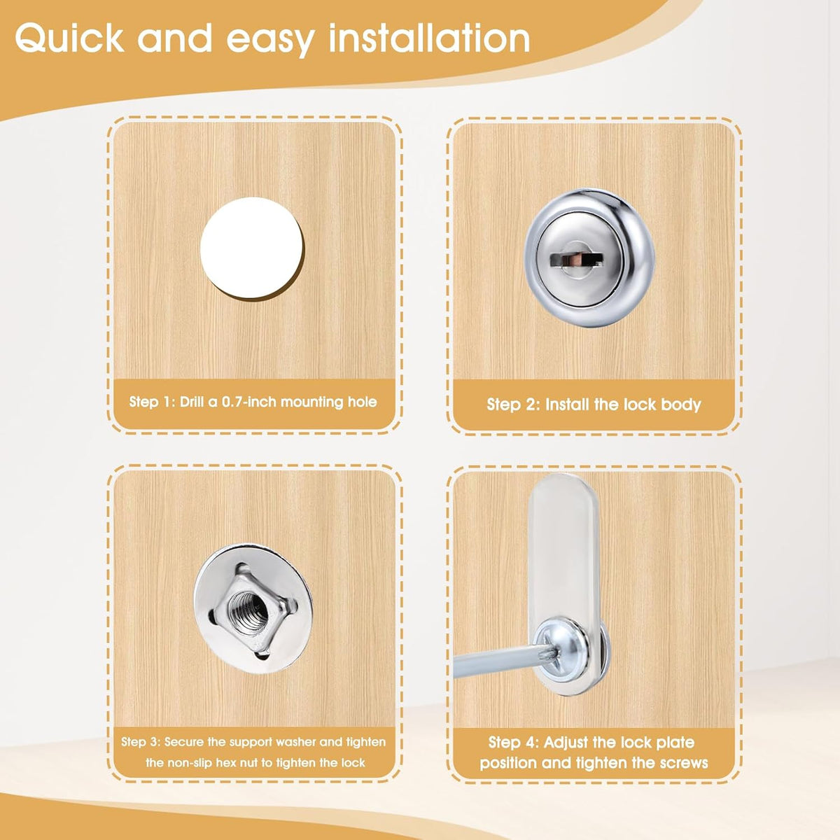 Salbsever tool box lock installed view