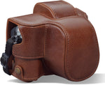 MegaGear MG1933 genuine leather camera case front view