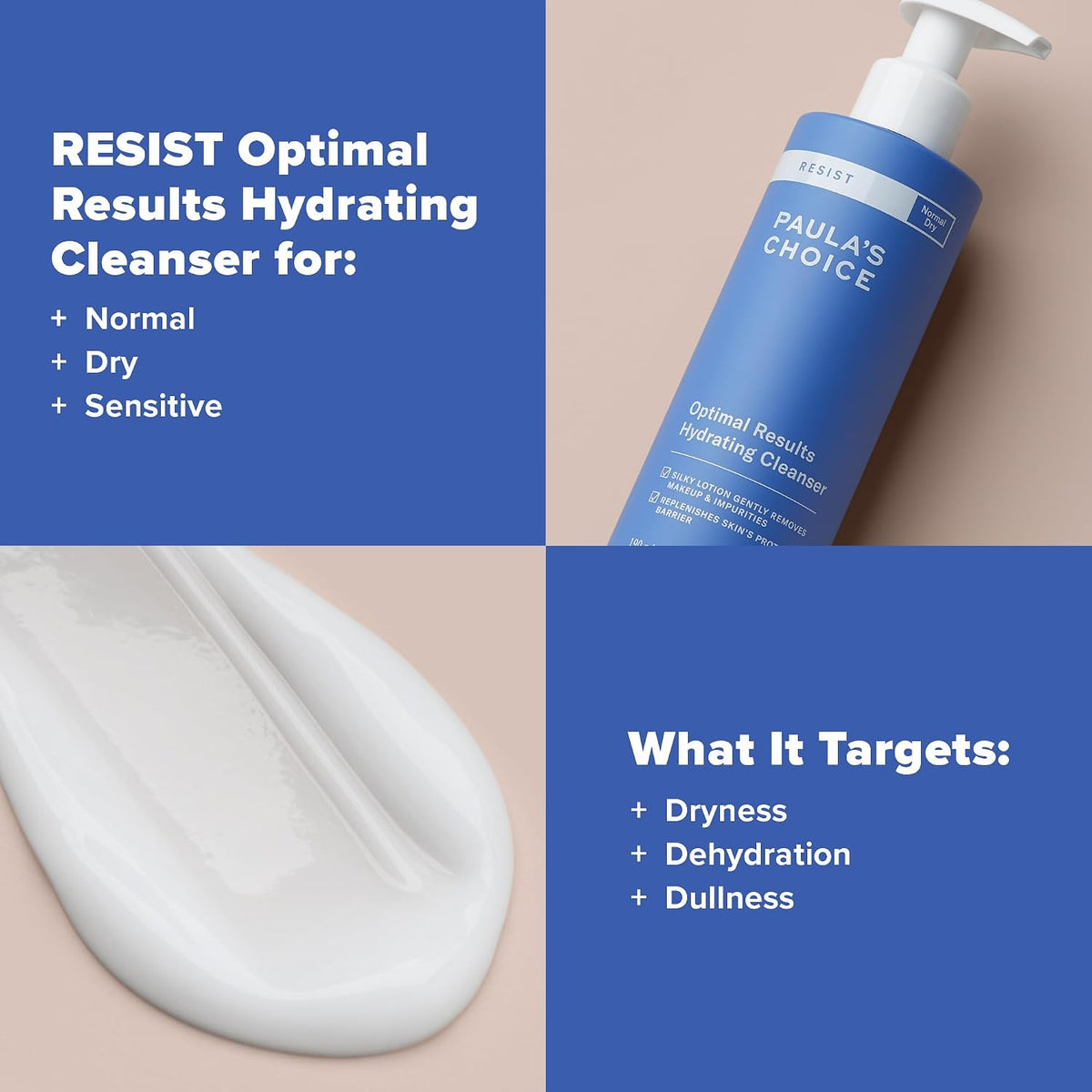 Authentic Paula's Choice Resist face wash for dry skin