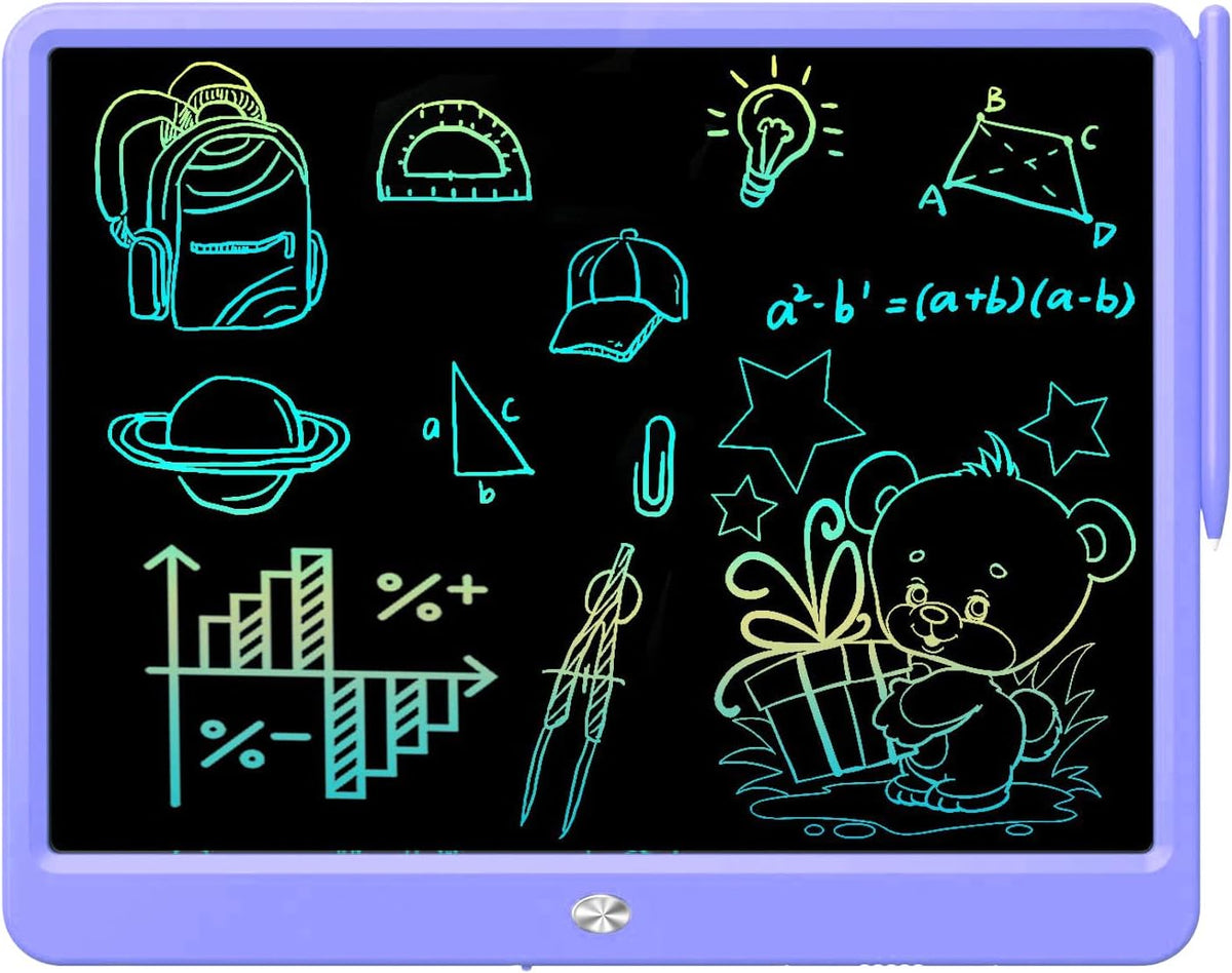 FLUESTON LCD Writing Tablet, Doodle Board Gifts for 3-8 Year Old Girls Boys, 10 Inch Colorful Electronic Board Drawing Pad for Toddlers, Christmas Birthday Gifts for KidsErase Lock Writing Board - Image 10