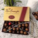 Premium milk chocolate cherry cordials in festive presentation