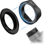 JJC Magnetic Square Lens Hood front view for Fujifilm XF lenses