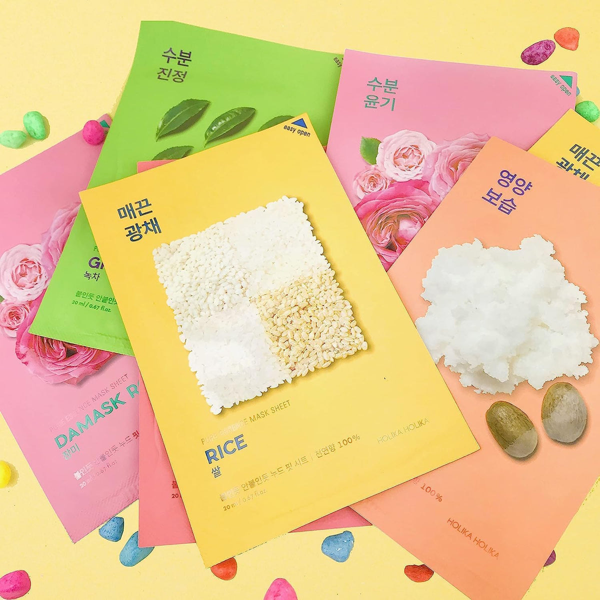 Ultra thin Korean sheet mask texture