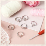 DTOFOOT retro style metal craft ring for yarn