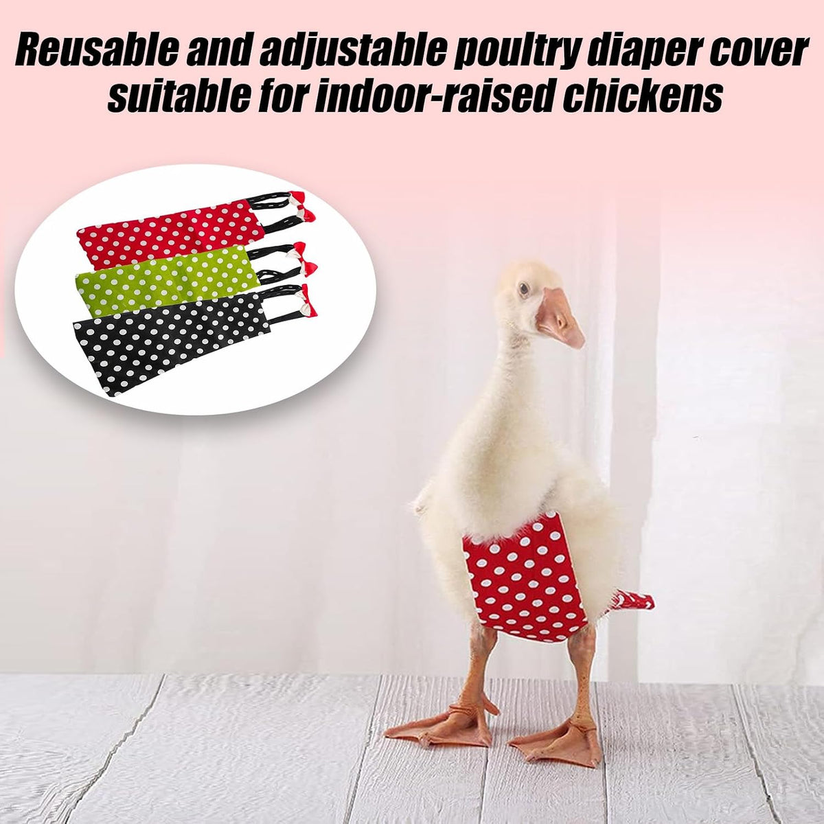 DZHPSRSZ indoor poultry nappies in black and white pattern