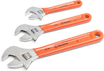 Crescent adjustable cushion grip wrench set front view tool collection