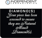 Fifth and fine diamond cluster earrings in presentation box