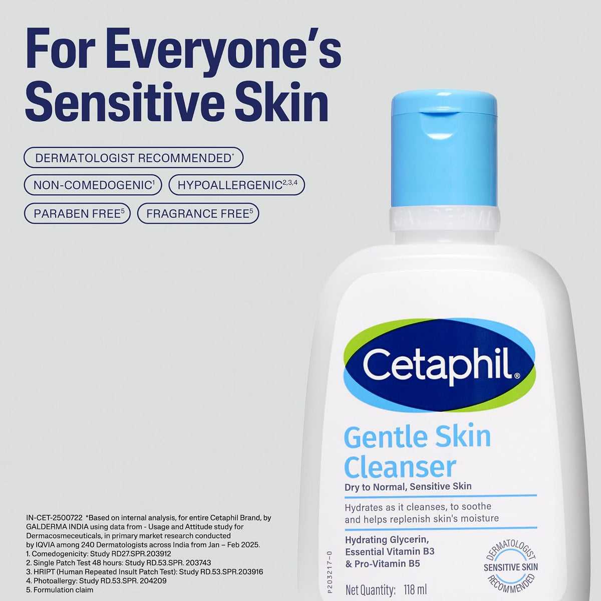 Cetaphil Gentle Skin Cleanser 118ml USA imported seal