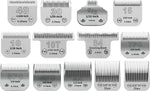 Size 40/10/7F/5F/4F Detachable Pet Dog Grooming Clipper Ceramic Blades Set,Compatible with Andis,Oster A5,Wahl KM10 Series Clippers,Cut Length 1/100"(0.25mm) to 3/8"(9.5mm),5 Pack - Image 14
