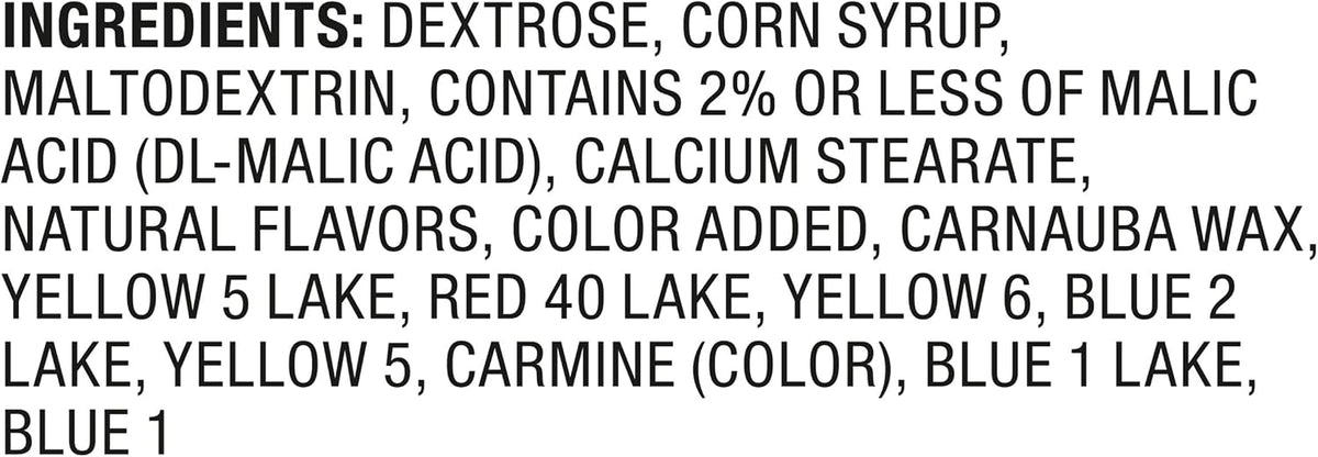 Ferrara Wonka Runts 12 Ounce bag resealable zipper detail