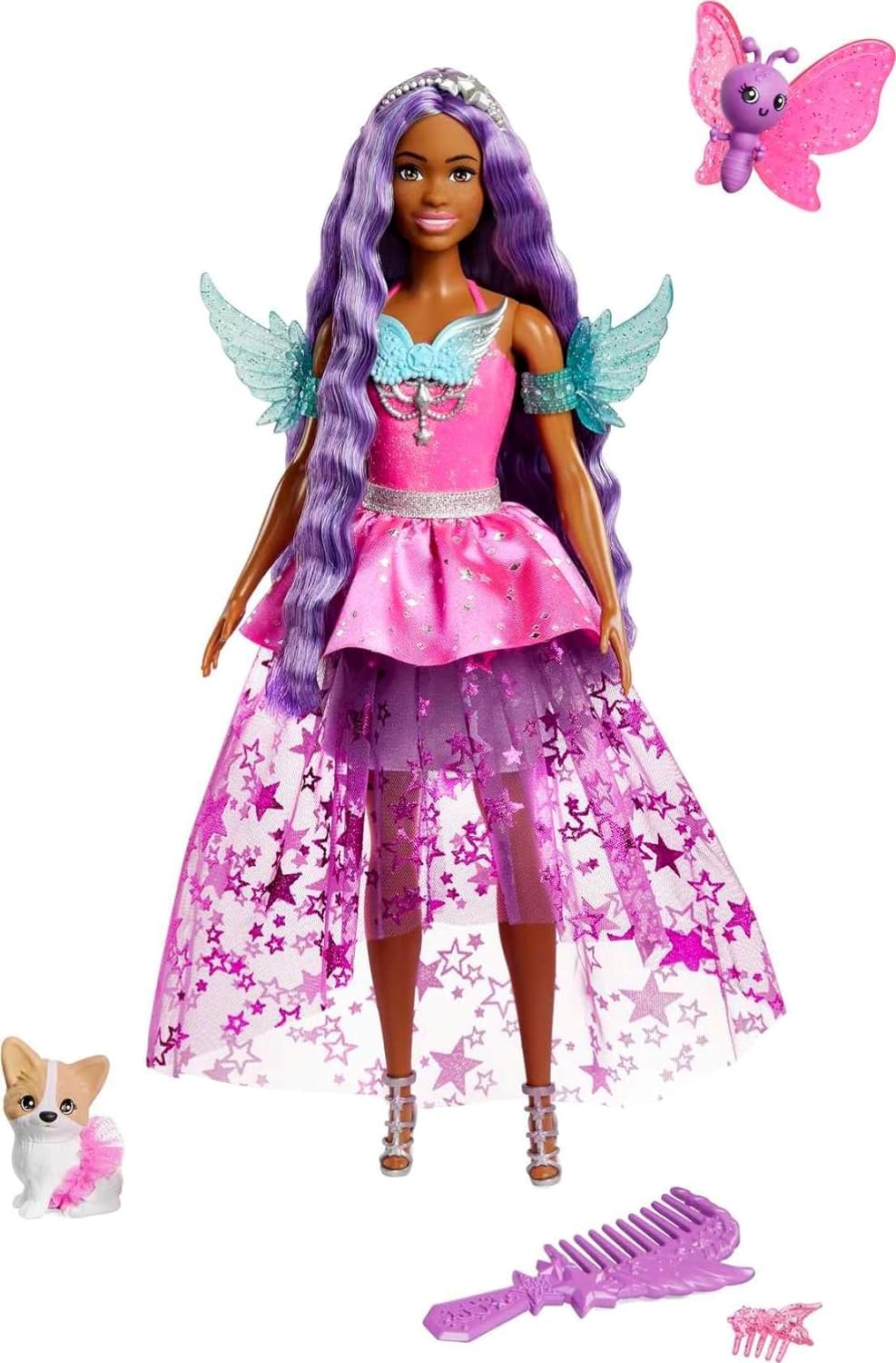 Barbie A Touch of Magic Brooklyn doll front view in packaging