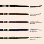 Milani mechanical gel eye pencil showing the built in sharpener and clutch smudger tool.