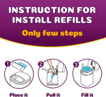 Godyoy cat litter refill bags showing easy tear functionality for pet owners