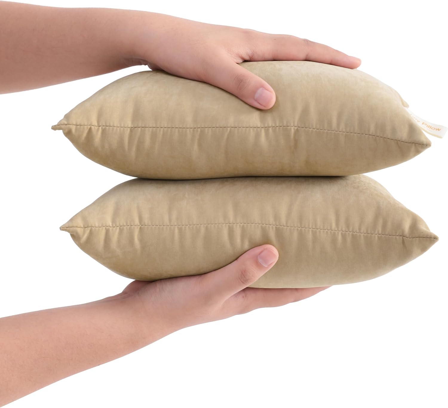 FLXXIE Tiny Pillows Down Alternative Microfiber front view 2 pack
