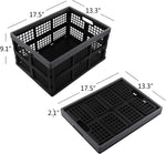 Sosody large collapsible storage basket stackable view
