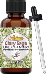 Artizen clary sage essential oil front view bottle