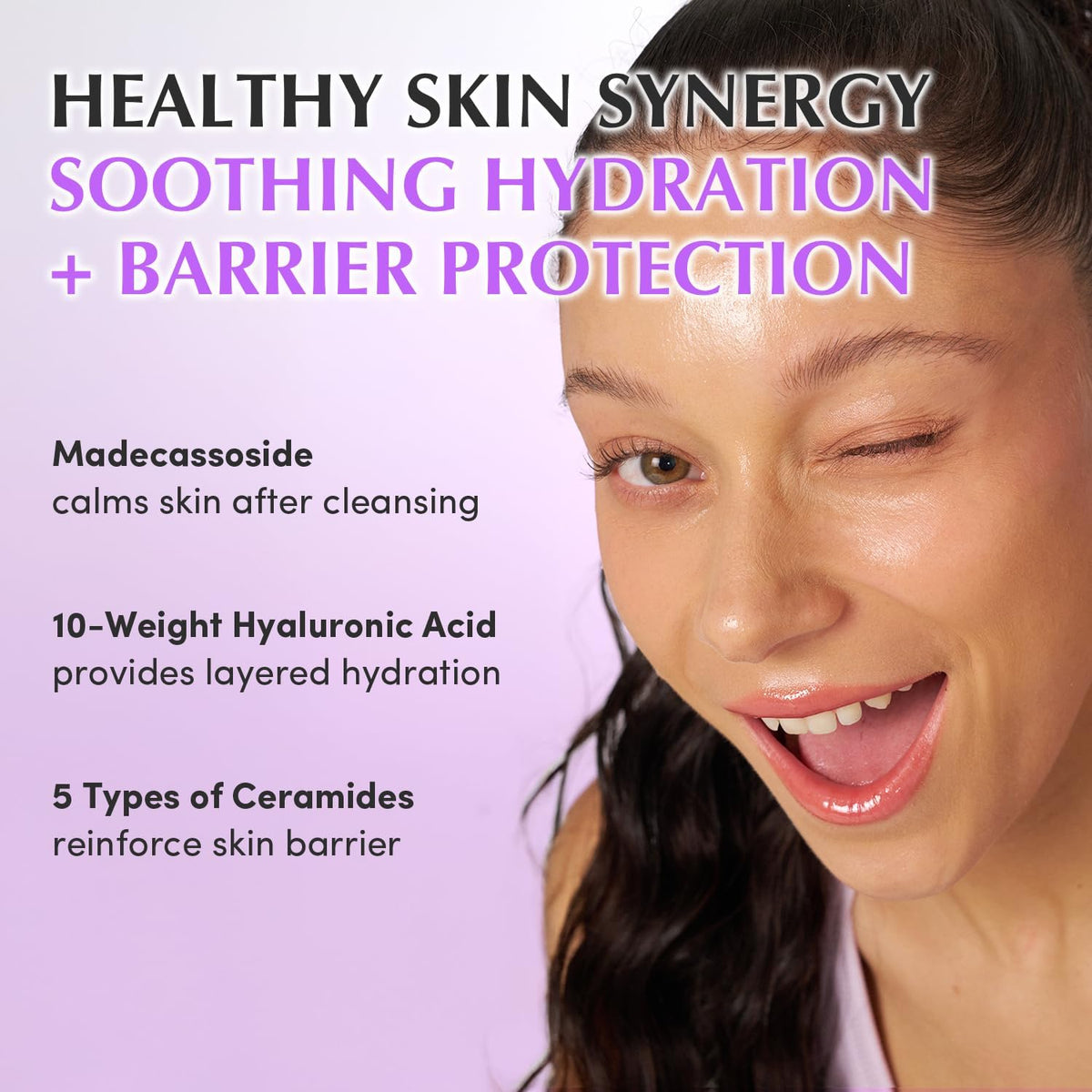 Back label details of Eqqualberry Bakuchiol Plumping Capsule Toner with ingredients and volume.