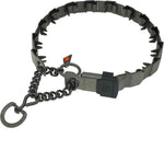 Herm Sprenger NeckTech Sport Dog Training Prong Collar with ClicLock Buckle on The Side No-Pull Collar with Swivel D-Ring Made in Germany (Black Stainless Steel, 19in (Neck Size up to 16in)) - Image 9