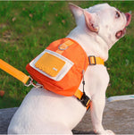 Dog Backpack with Leash, Built-in Poop Bag Dispenser, Adjustable Pet Backpack Harness, Suitable for Small and Medium Dogs, Puppies for Travel, Hiking and Daily Walking. (Blue(Fit:15-30lb)) - Image 9