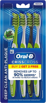 Oral-B Criss Cross toothbrush front view packaging
