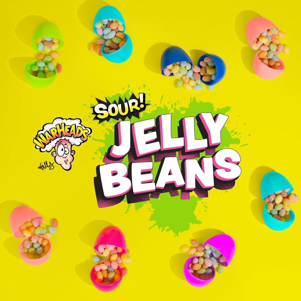 Warheads sour chewy candies in a mix of six vibrant fruit flavors