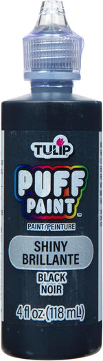 Tulip dimensional fabric paint front view slick black bottle