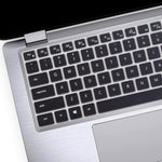 MUBUY-GOL silicone keyboard skin laid flat showing US layout