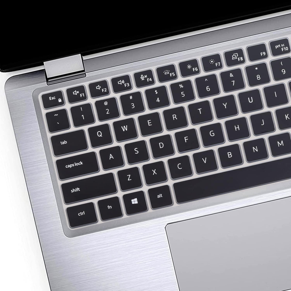 MUBUY-GOL silicone keyboard skin laid flat showing US layout
