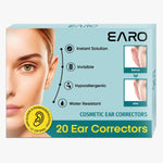 Earo Cosmetic Ear Corrector 20 pack box front view authentic USA beauty import