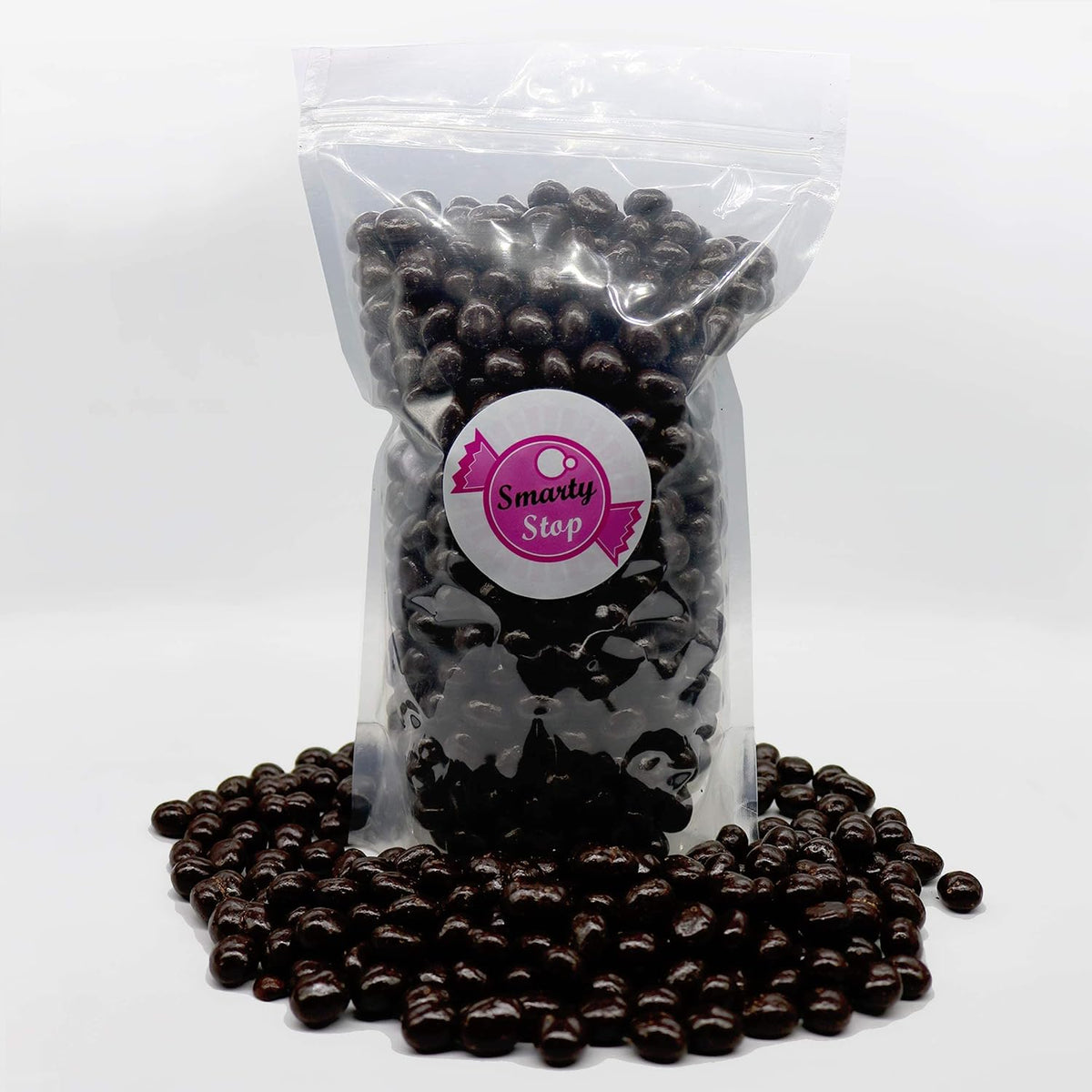 Premium roasted whole coffee beans double dipped in rich dark chocolate.