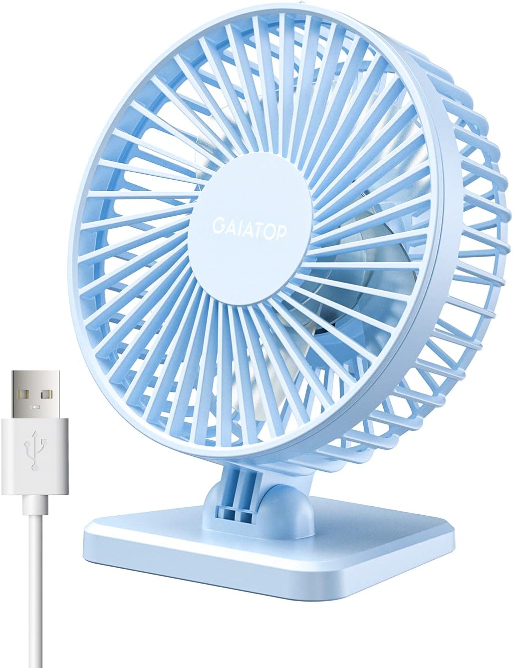 Gaiatop USB Desk Fan, Personal Portable Quiet Small Table Desktop fan - Image 11
