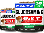 Glucosamine Treats for Dogs - Joint Supplement w/Omega-3 Fish Oil - Chondroitin, MSM - Advanced Mobility Chews - Joint Pain Relief - Hip & Joint Care - Chicken Flavor - 120 Ct - Made in USA - Image 11
