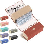 Flutesan 2-in-1 contact lens and glasses organizer brown view