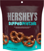 Hershey's dipped pretzels 8.5 ounce bag snack pouch