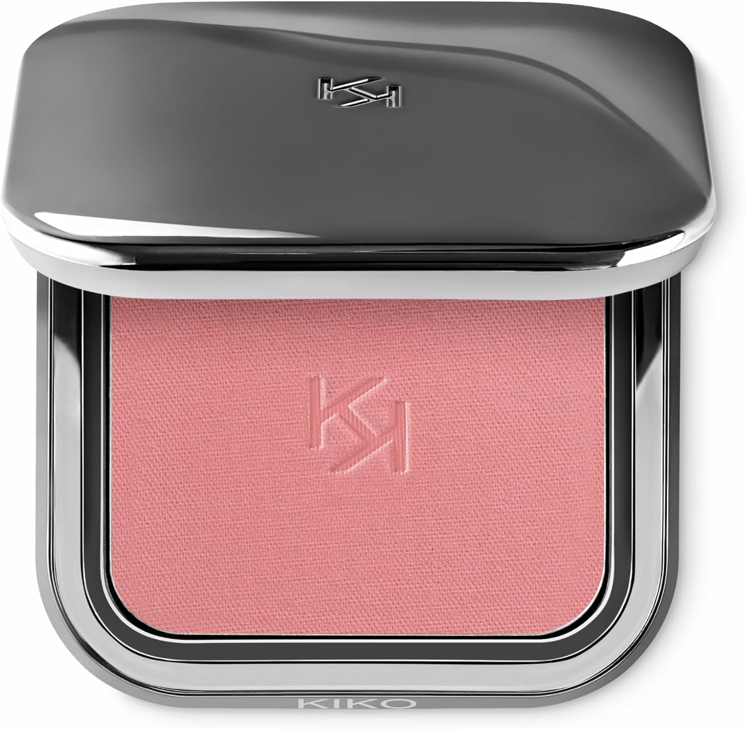 Kiko Milano Unlimited Blush front view compact case open with mirror
