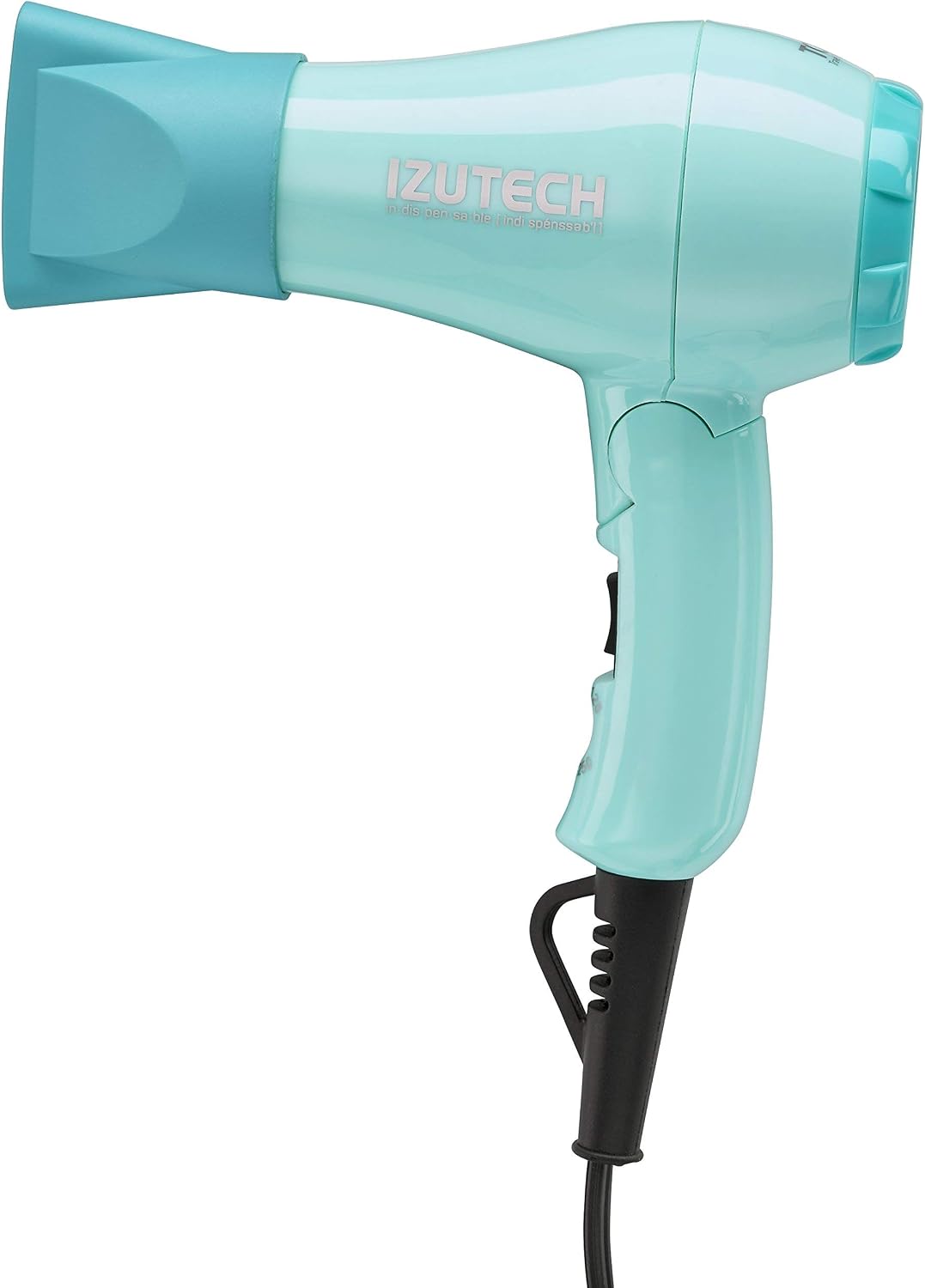 Izutech Toro2400 mini foldable travel blow dryer front view