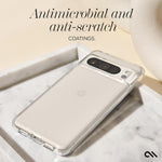 Case-Mate Google Pixel 8 Pro clear cover precise port cutouts view