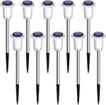 Easy assembly components of stainless steel outdoor solar lamp