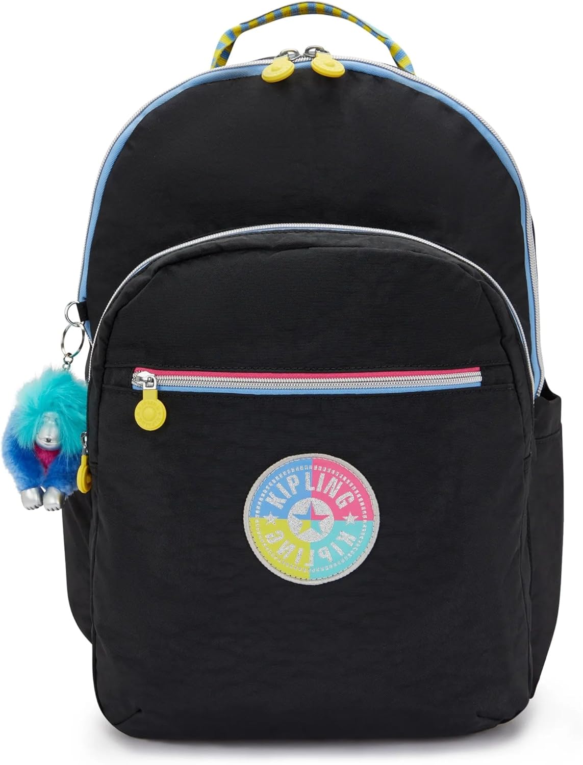 Kipling womens Seoul Go XL Backpack, Padded, Adustable Backpack Straps, Zip Closure, black tonal, One Size - Image 10