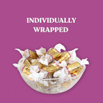Authentic USA imported Werther's caramel candy bags showing nutrition facts.