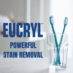 Eucryl stain removal toothpowder container detail