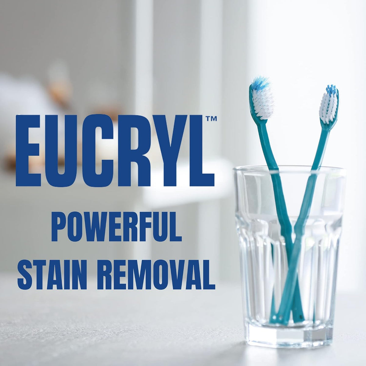 Eucryl stain removal toothpowder container detail