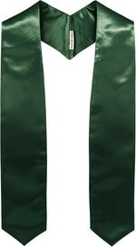 GraduationMall graduation stole front view showcasing shiny satin finish.