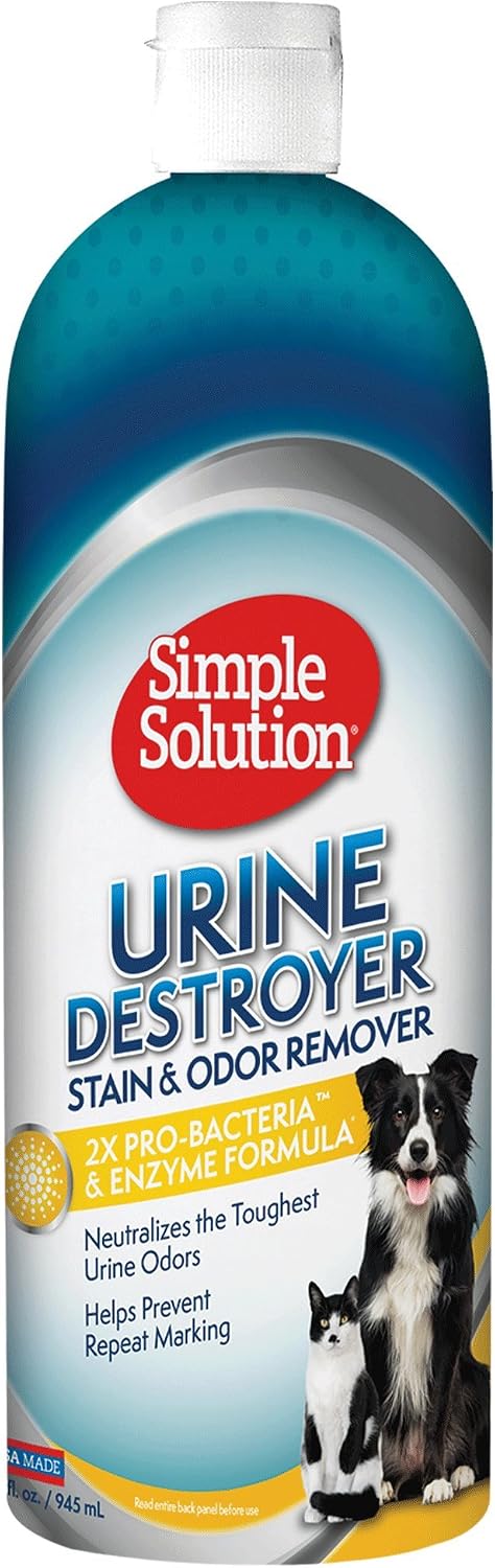 Simple Solution Urine Destroyer Enzymatic Cleaner front view bottle for pet stain removal