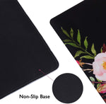 iCasso large desk pad showing smooth lycra surface texture