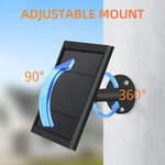 Ring camera solar charger with adjustable mount